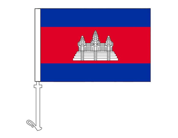 Cambodia - Car Flag