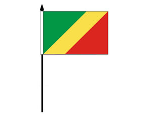 Congo - Brazzaville  (Desk Flag)