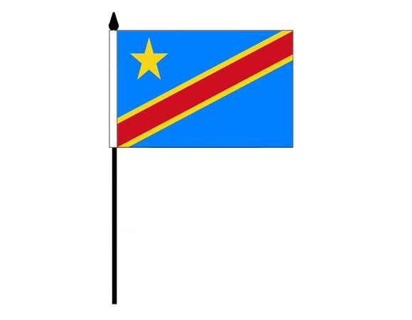 Congo - Kinshasa  (Desk Flag)