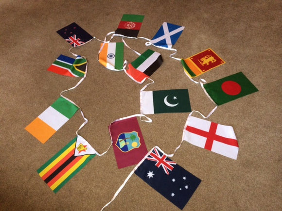 14 Flags - Cricket Nations Flag Bunting (6m)