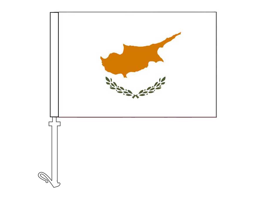 Cyprus - Car Flag
