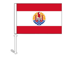 French Polynesia (Tahiti) - Car Flag
