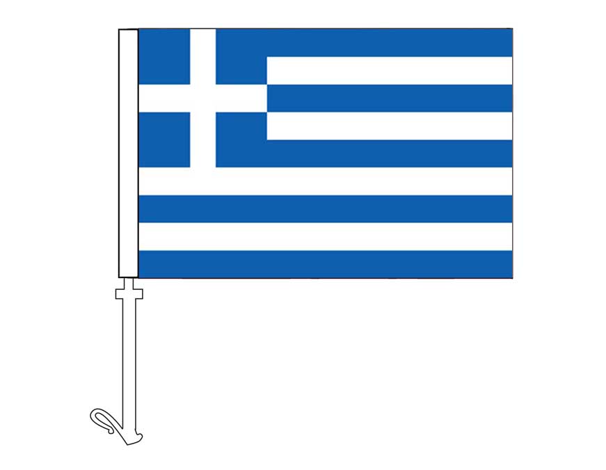 Greece - Car Flag