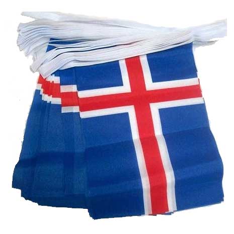 Iceland - Flag Bunting