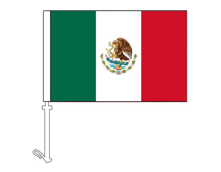 Mexico - Car Flag