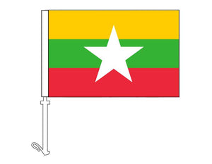 Myanmar - Car Flag