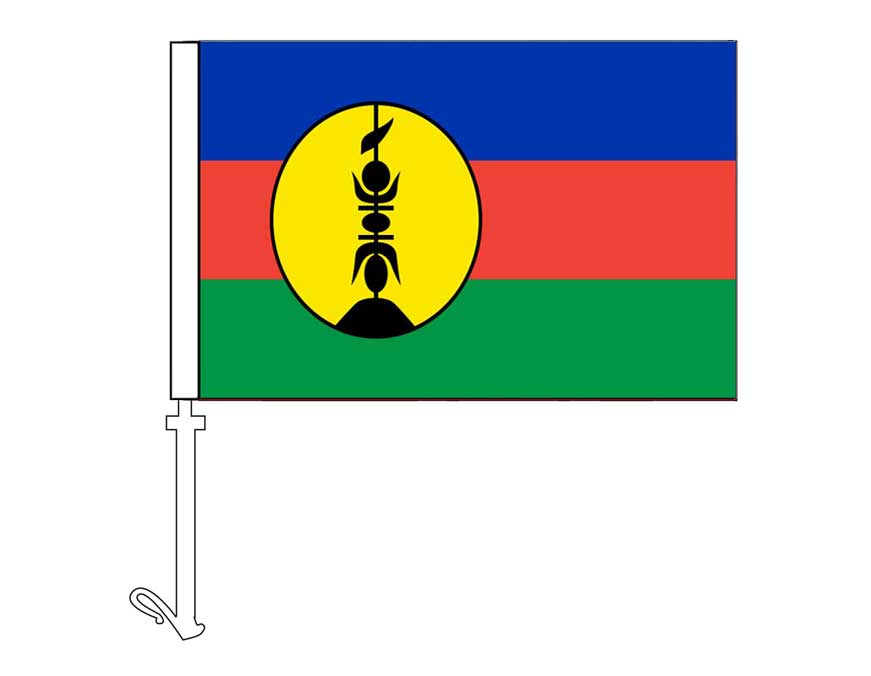 New Caledonia (Kanak) - Car Flag