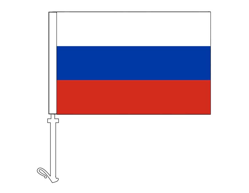 Russia - Car Flag