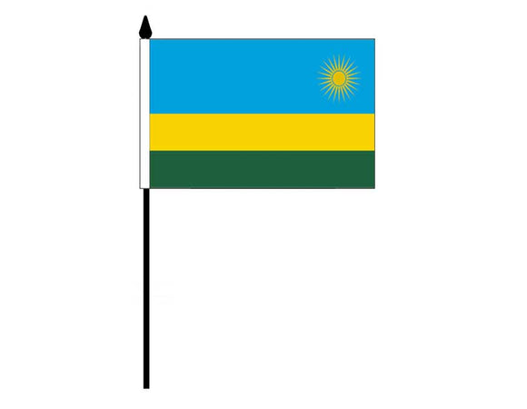 Rwanda  (Desk Flag)