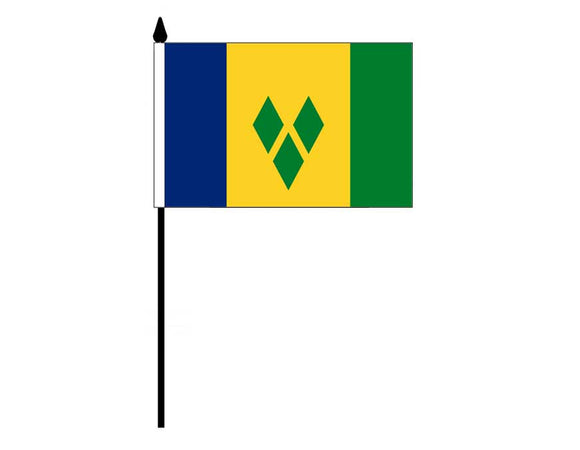 St. Vincent & the Grenadines (Desk Flag)