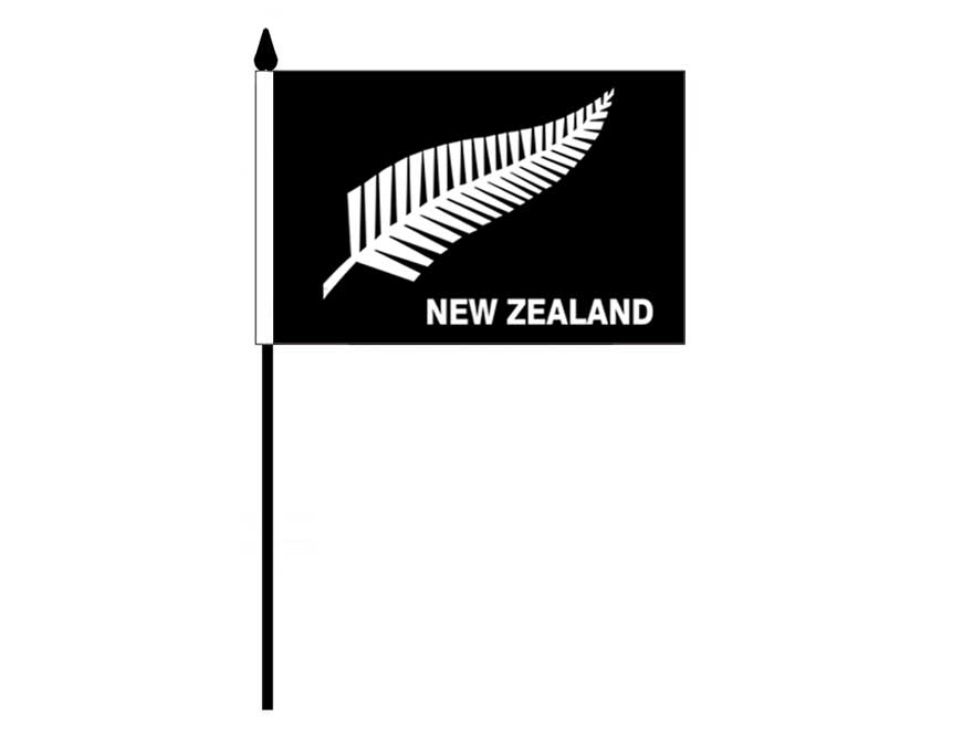 Silver Fern - New Zealand (Desk Flag)