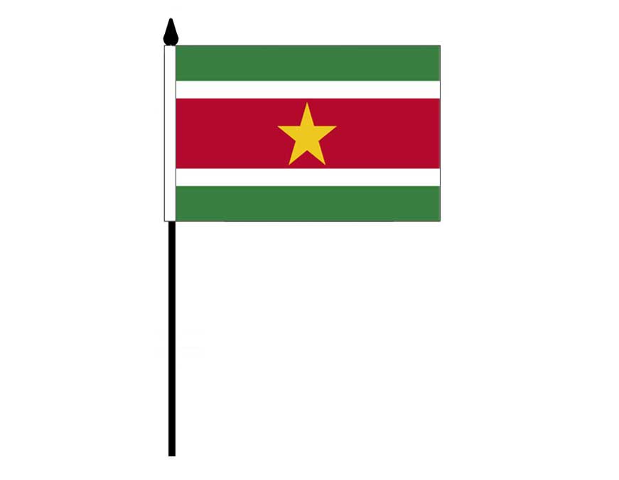 Suriname (Desk Flag) – The Flag Shop Ltd