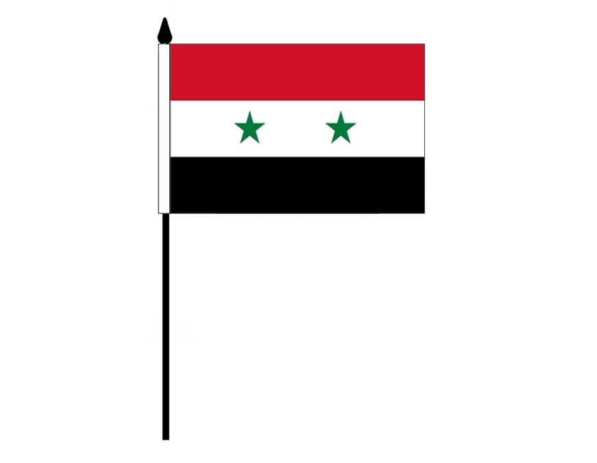 Syria (Old - 2 stars) (Desk Flag)