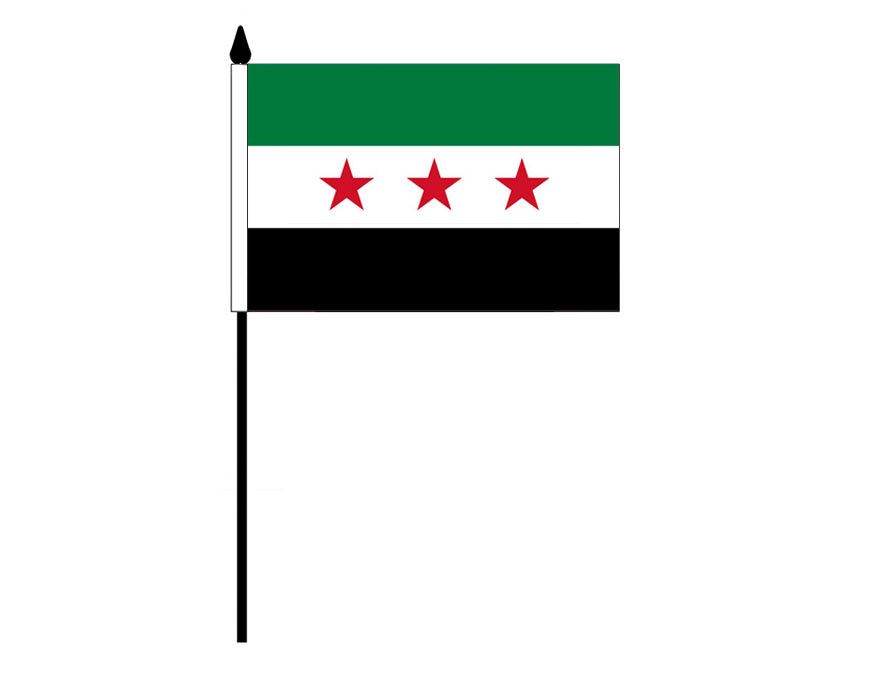 Syria (New - 3 stars) (Desk Flag)
