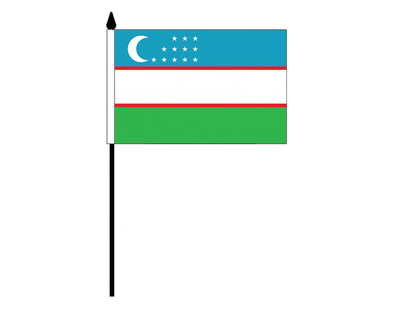 Uzbekistan (Desk Flag)