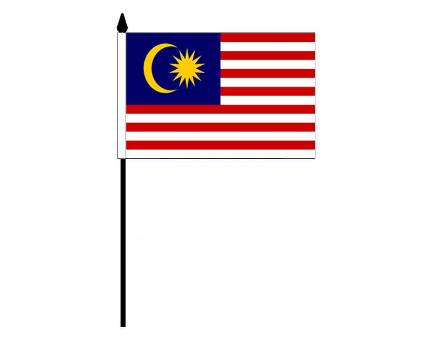 Malaysia  (Desk Flag)
