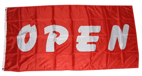 Open - Red