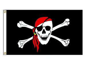 Pirate Red Scarf (Large)