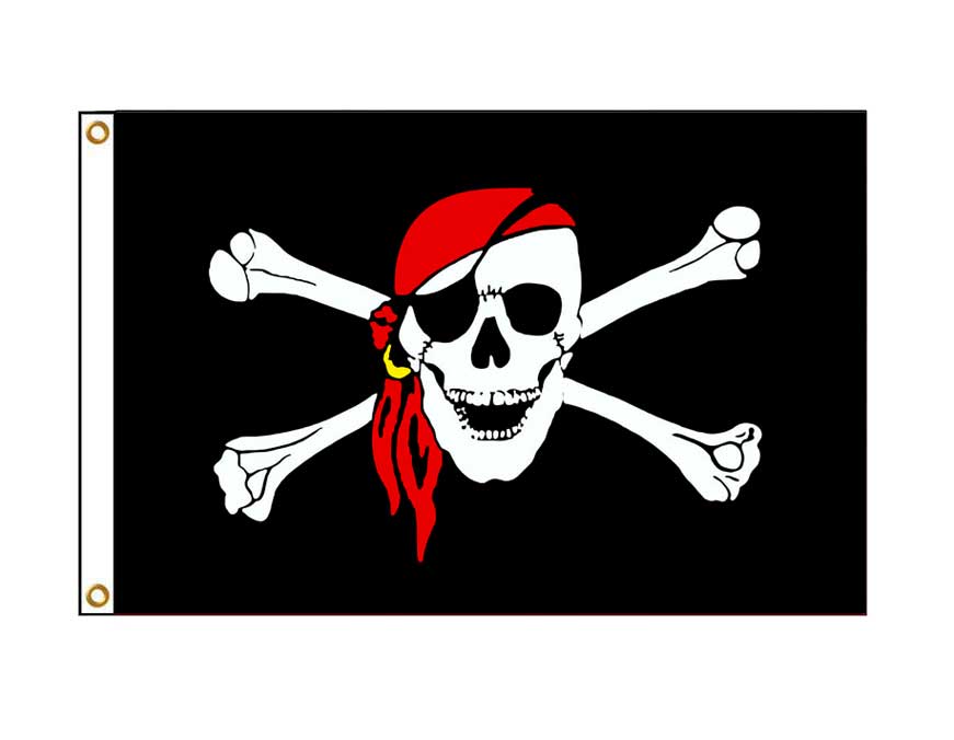 Pirate Red Scarf (Medium)