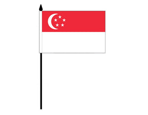 Singapore  (Desk Flag)